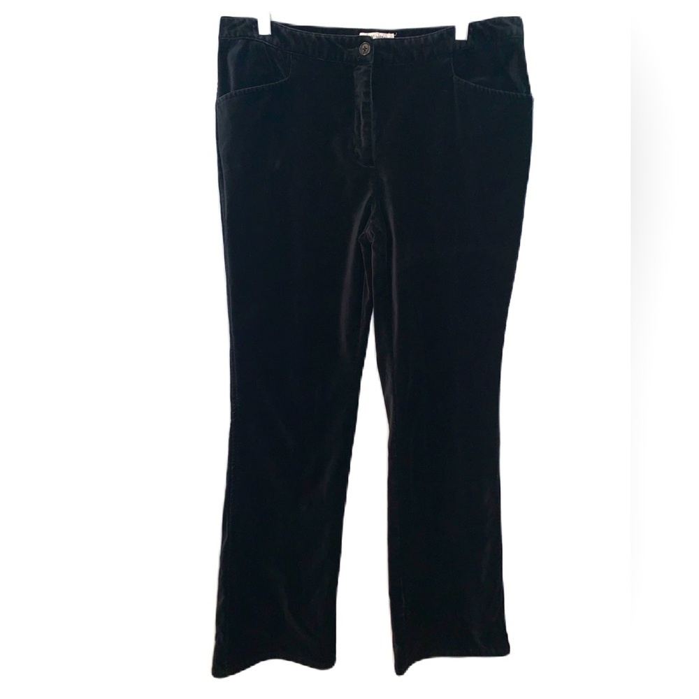 Isaac Mizrahi For Target Black Velvet Pants Size 12